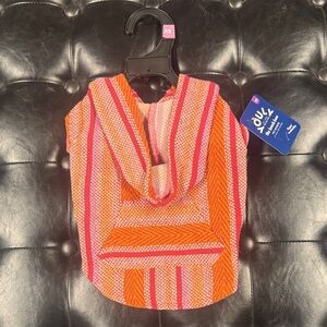 Colorful Striped Pet Dog Hoodie Size XS